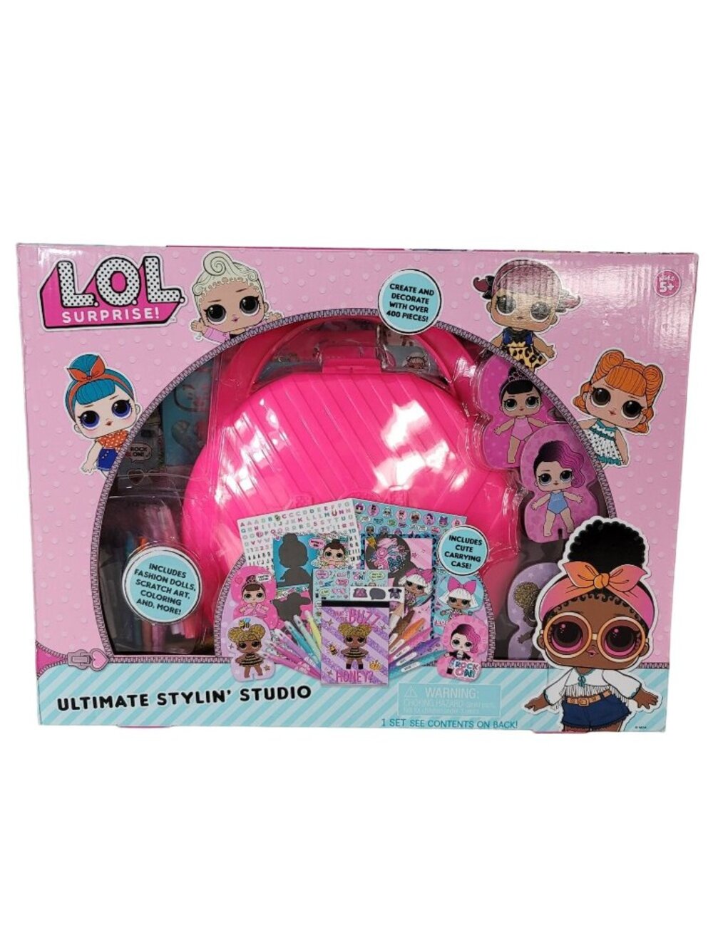 LOL Surprise! Ultimate Stylin' Studio Carrying Case Stickers 400+ Pieces NEW